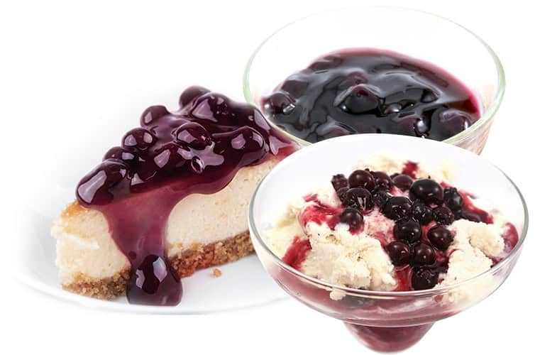 Saskatoon Berry Fruit Topping